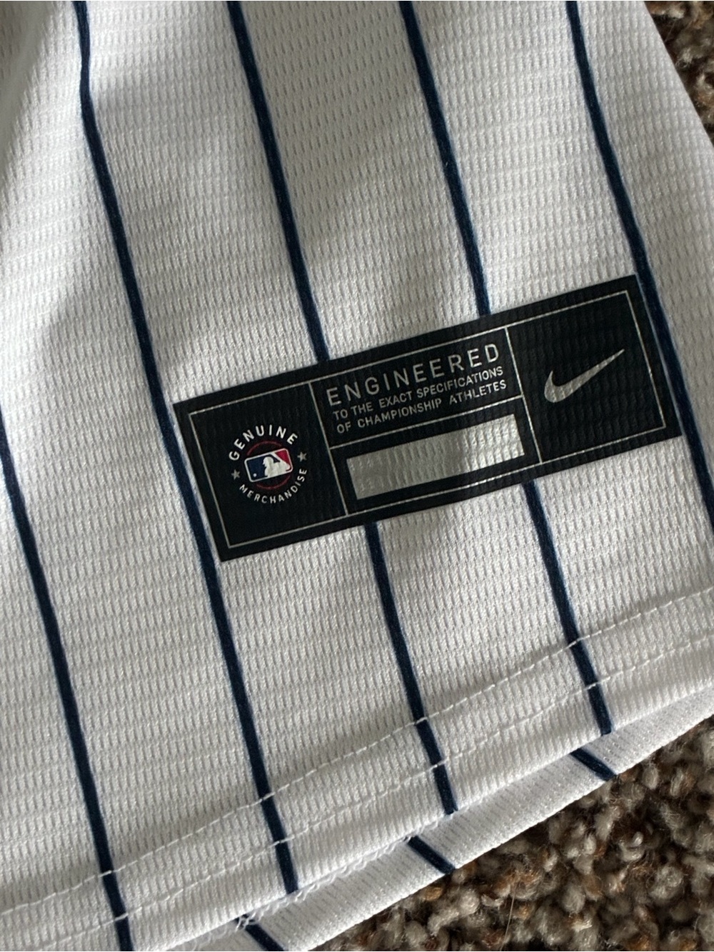 NWT Nike Women's Milwaukee Brewers Pinstripe Molitor Baseball Jersey Size M - Picture 2 of 5